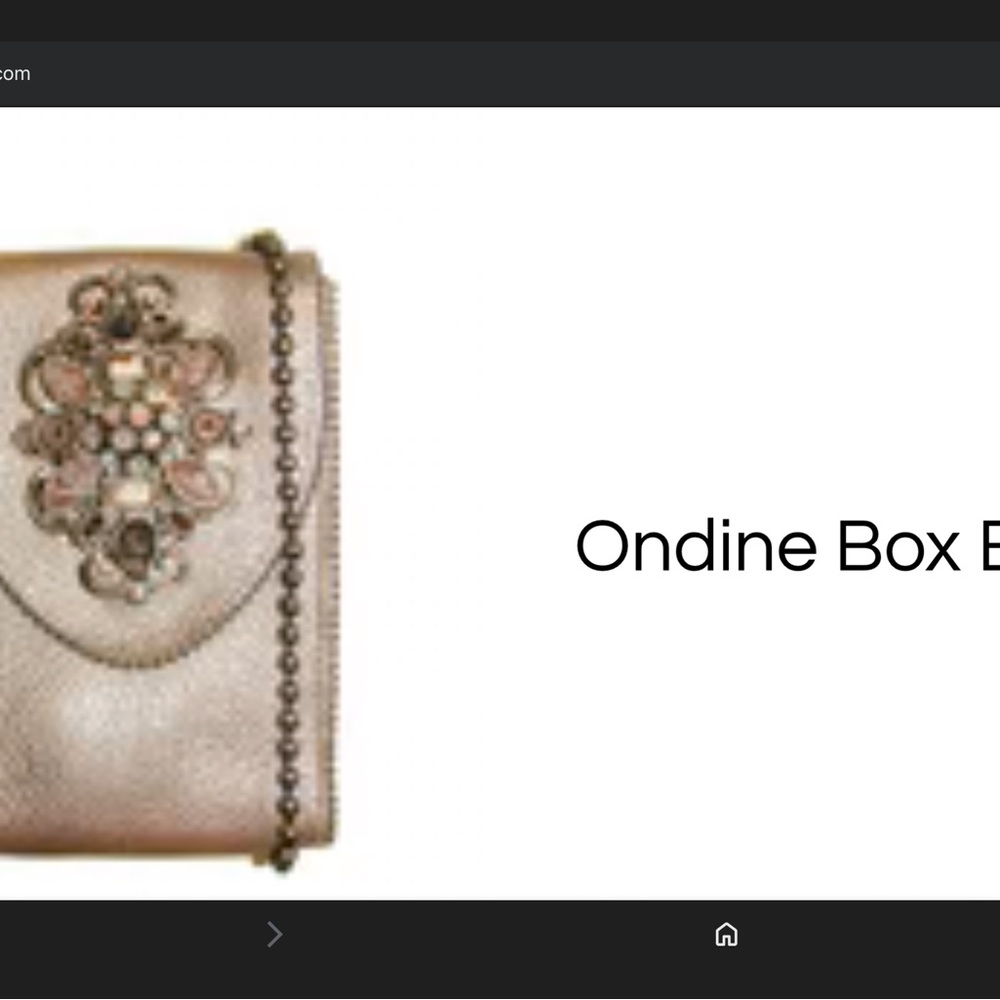 Elegant Embellished Crossbody Bag - Gold